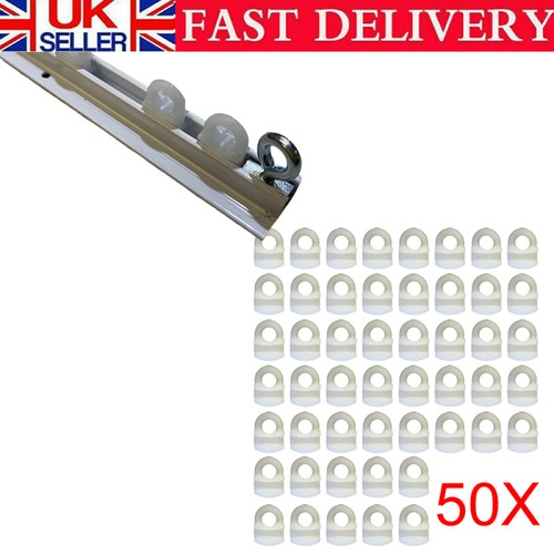 50pcs curtain track gliders - 50pcs,