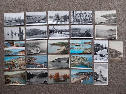 Brixham postcard lot - brixham.,