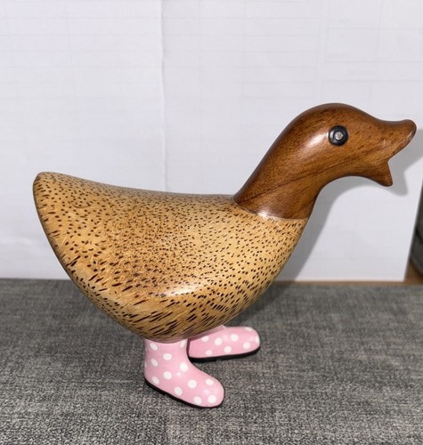 Dcuk hand carved wooden duck - hand,