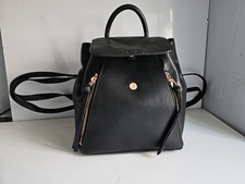 RADLEY DESIGNER WOMENS BLACK REAL LEATHER SATCHEL SHOULDER BACKPACK HANDBAG