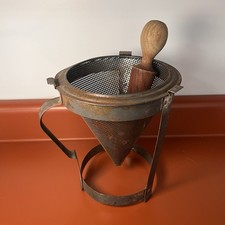 Vtg Cone Mill Colander Metal