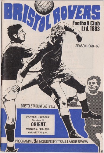 Football programme bristol - programme,