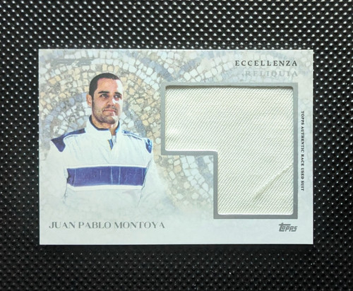Juan pablo montoya relic topps - montoya,