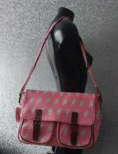 Anna Smith Pink Cat PU Satchel