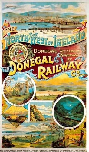 Vintage old transport poster - old,