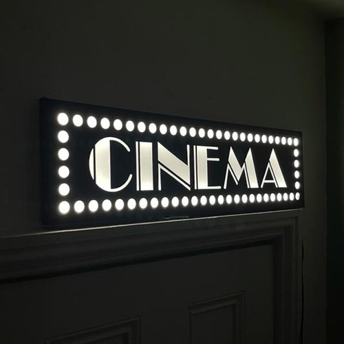 Cinema illuminated lightbox - illuminated,