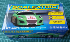BNIB Scalextric - GT Lightning (Green) Solo Car C3473