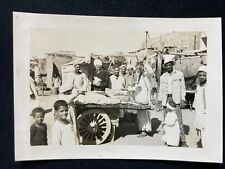 A Market Trader with Hand Barrow Egypt Vintage 1930's Photograph C57