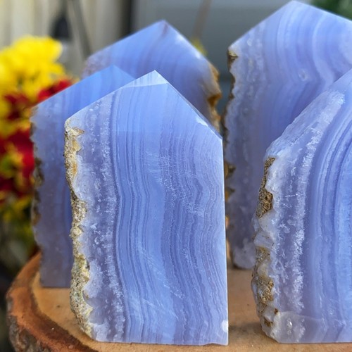 Natural blue lace - natural, agate