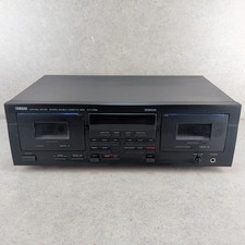 Yamaha KX-W392 Dual Cassette Deck Stereo HiFi Separate Tested Working