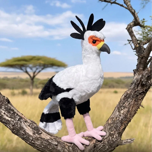 Secretary bird plush toy - plush, cute