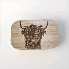 Highland Cow White Butter Dish