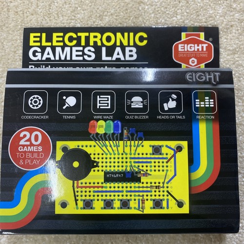 Electronic games lab build - lab.,