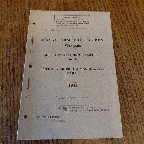 Ww2 british rac - pamphlet, 35