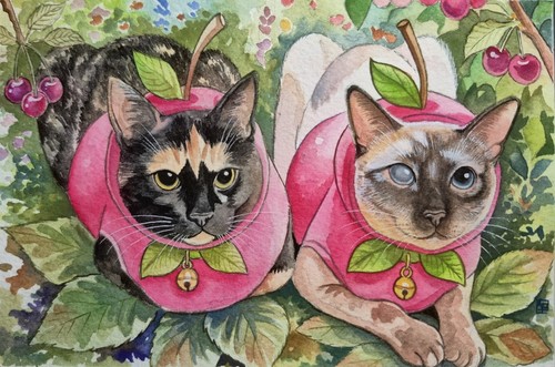 Commission 6x4 pet portrait - commission,