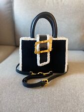 Kassandre Paris Black Velvet Bag w/ Boucle Trim (Sac Medea Velours) - RRP €390
