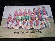 West Ham Large 1970's Coffer Poster