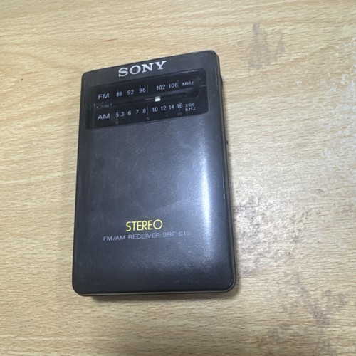 Sony srf s15 portable - srf-s15, fm