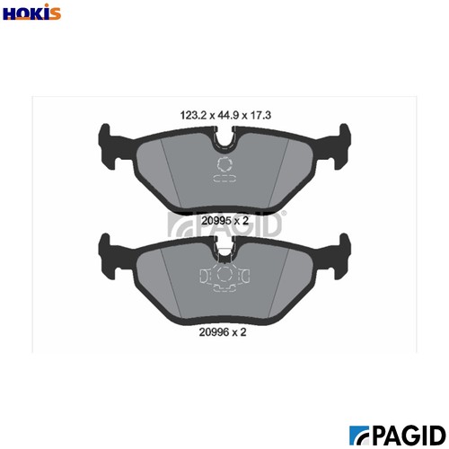 Brake pad set disc - brake,