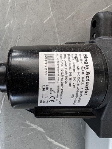 Daul acuator motors hja58 hall - acuator,