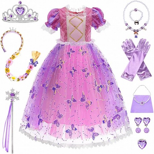 Little girl rapunzel - little,