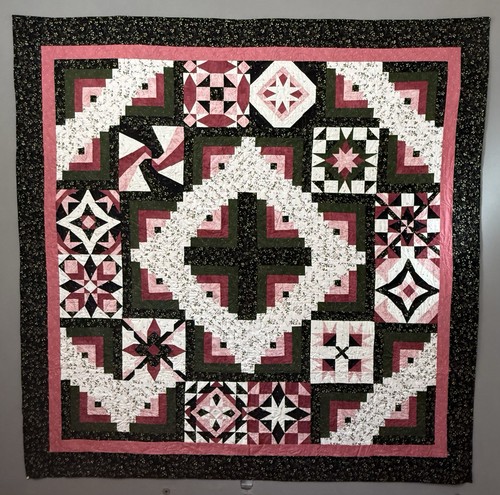 Handmade sampler quilt wild - sampler,