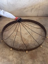 5x Metal Wagon Wheel 12 Light