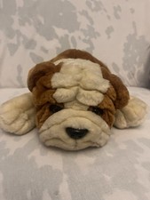 Keel Toys Vintage Bulldog Dog Puppy Plush Soft Toy 15”