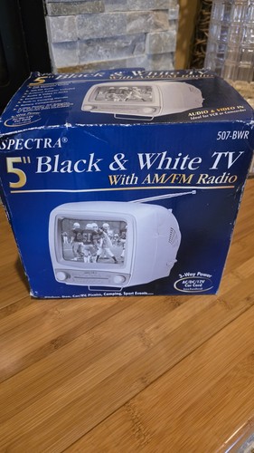 Spectra black white crt - spectra, 5”