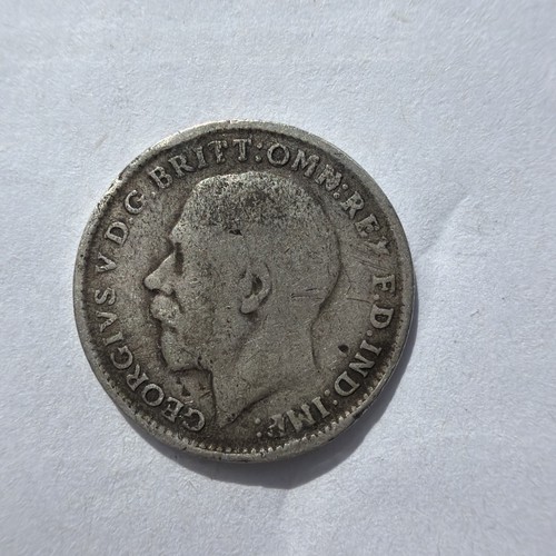 1918 george threepence - george,