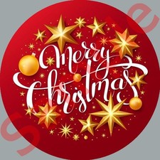 Merry Christmas Edible Cake