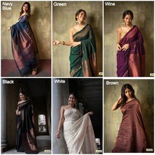 Banarasi Soft Silk Traditional Wear Wedding Sari With Blouse 11-KT