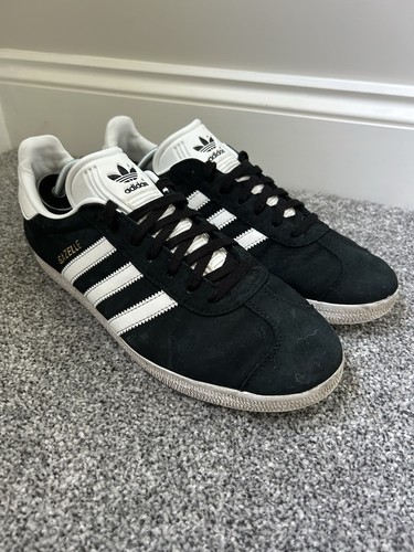 Adidas gazelle black - adidas, black/white
