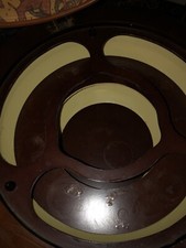 Vintage Style Antique Globe Drinks Mini Bar On Wheels Including Map Of World 