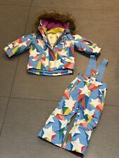 Mini Boden Girls Waterproof Ski Jacket  Salopettes 2-3 years & underlayer