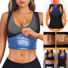 Women Sweat Sauna Suits Vest