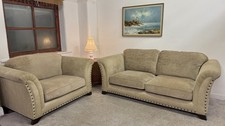Beige DFS 3 Seater Sofa +