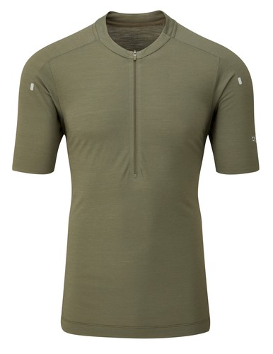 Rab cindercrino merino zip tee - rab,