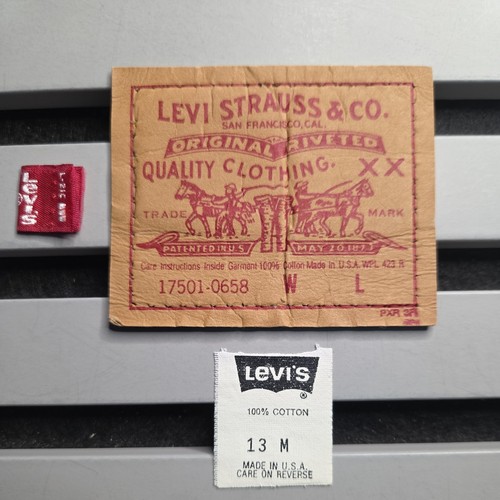 Vintage levi 17501 red tab - vintage,