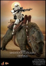 Hot Toys Star Wars The Clone Wars: Sandtrooper Sergeant and Dewback DELUXE SET (
