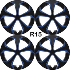(4 Pack) 15" Hubcaps Wheel Rim