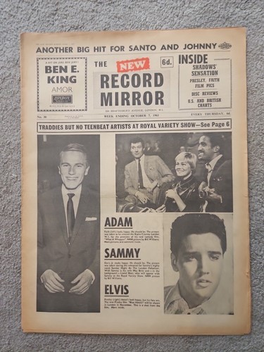 Record mirror newspaper - mirror,
