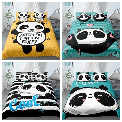 Modern kids panda bedding set - kids,