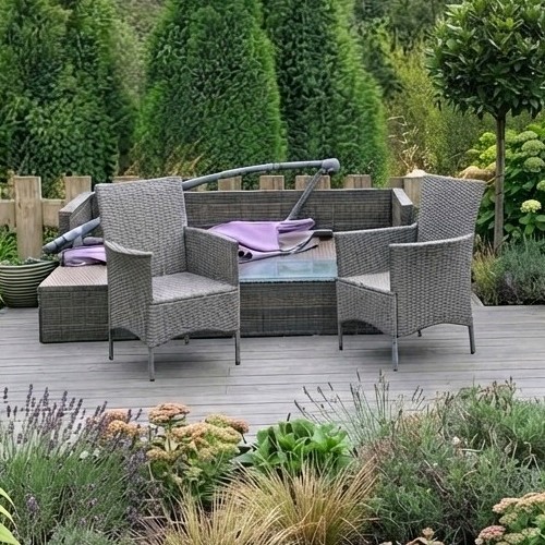 Outsunny rattan garden - outsunny,