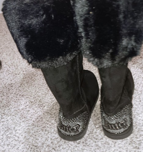 Juicy couture black fur - juicy,