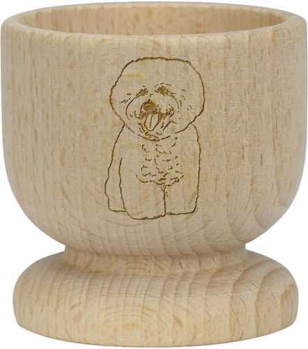 Bichon frise dog - 'bichon, egg