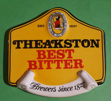 Beer pump clip badge THEAKSTON