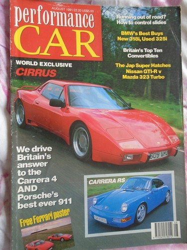 Performance car aug 1991 - car,