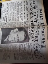 REPRODUCTION WW2 DAILY EXPRESS
