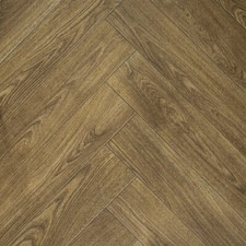 Brown Oak Herringbone Parquet